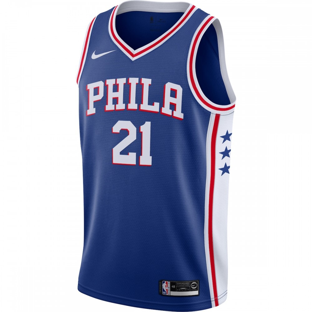 Joel Embiid Philadelphia 76ers 2019/2020 Swingman Jersey - Icon Edition - Royal-Pro Kit Vault | Brand New 26/27 Sports Jerseys
